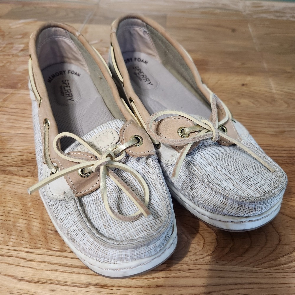 Womans Sperry Memory Foam Boat Shoes Like Dize 8M